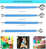 Xiaomoyu Polymer Clay Tools 25 Pcs Set Ball Stylus Craft Kit with Case view 4