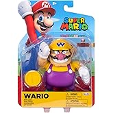 Super Mario Wario 4 Inch Action Figure with Coin