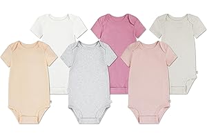 HUGGIES unisex-baby 6-pack Basic Bodysuit