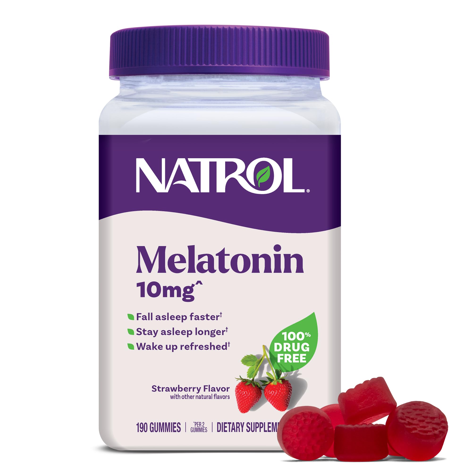 Melatonin 10 mg (Strawberry)