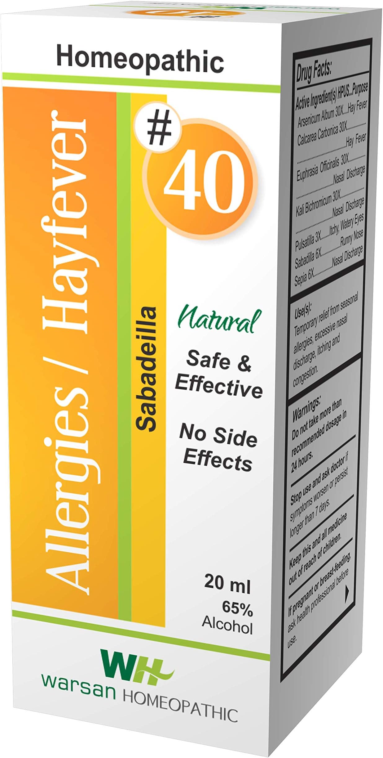 Allergies/Hay Fever - All Natural Relief from Seasonal Allergies. Safe & Effective.