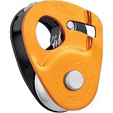 Petzl Unisex_Adult Seilrollen Micro Traxion Cable Pulley, Yellow, Standard Size
