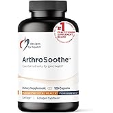Designs for Health ArthroSoothe - Hyaluronic Acid, Glucosamine, MSM, Green Lipped Mussel, Turmeric + More to Help Support Healthy Joint Function - Non-GMO Supplement for Adults (120 Capsules)