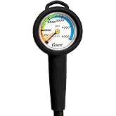 Cressi Rugged Analogic Console Analogic Pressure Gauges, Imperial, Mini SPG