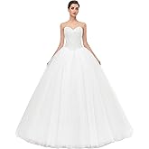 Likedpage Women's Ball Gown Bridal Wedding Dresses