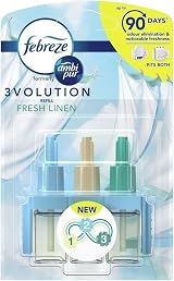 Febreze 3Volution Fresh Linen 20ml UK Plug Diffuser Refills
