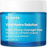 Dr.Jart+ Vital Hydra Solution Hydro Plump Overnight Korean Face Mask with Hyaluronic Acid for Glass Skin | Korean Skin Care, 2.53 Fl Oz
