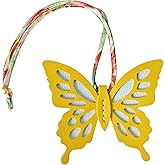 LRTJ Cute Butterfly Keychains for Handbag for Women,Leather Bag Charms for Tote Bag,Purse Charms for Women