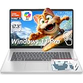 HP 17 Inch Touchscreen Laptop, AMD Ryzen 5 7430U, 32GB RAM DDR4 1TB SSD | 17.3" HD IPS Display, Windows 11 Pro, Copilot AI, Numeric Keypad, WiFi 6, BT 5.4, for Business &amp; Student