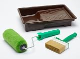 Fit For The Job 4pc 7" Shed Fence Roller Set & 4" Brush for Exterior Woodstain view 3