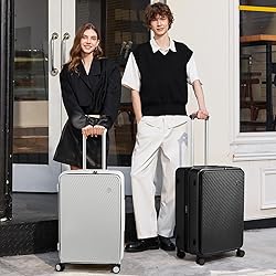 mixi 24 Inch Large Expandable Checked Luggage PC