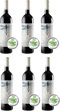 Vino tinto joven ecológico VID-A 70% Monastrell – 30% Syrah DOP Alicante [ CAJA DE 6 BOTELLAS]: Amazon.es: Alimentación y bebidas