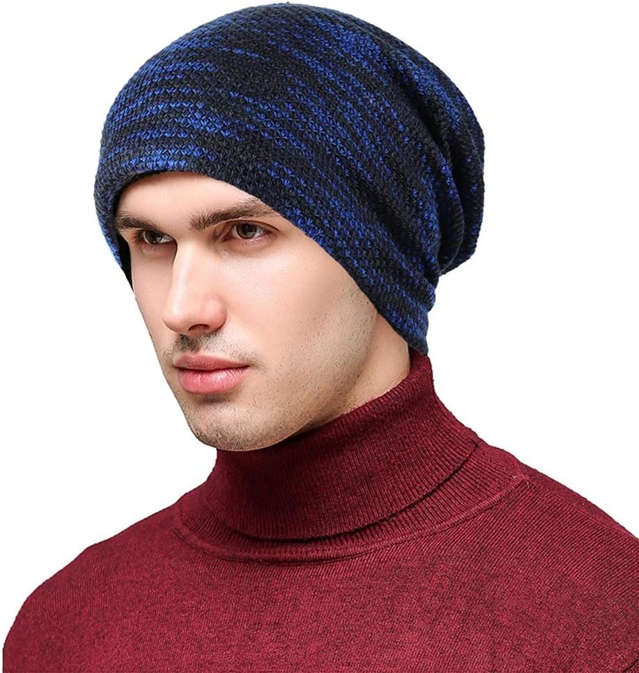 ldyy Autumn and winter warm wool hat, Men's and women's knitted sweater caps
