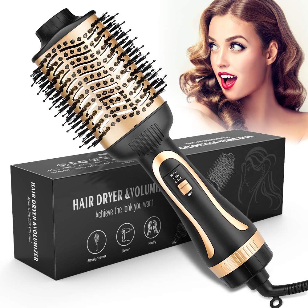 volumizing hair dryer brush for short hair