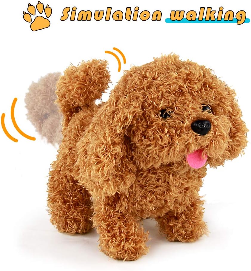 perro de juguete que parece real