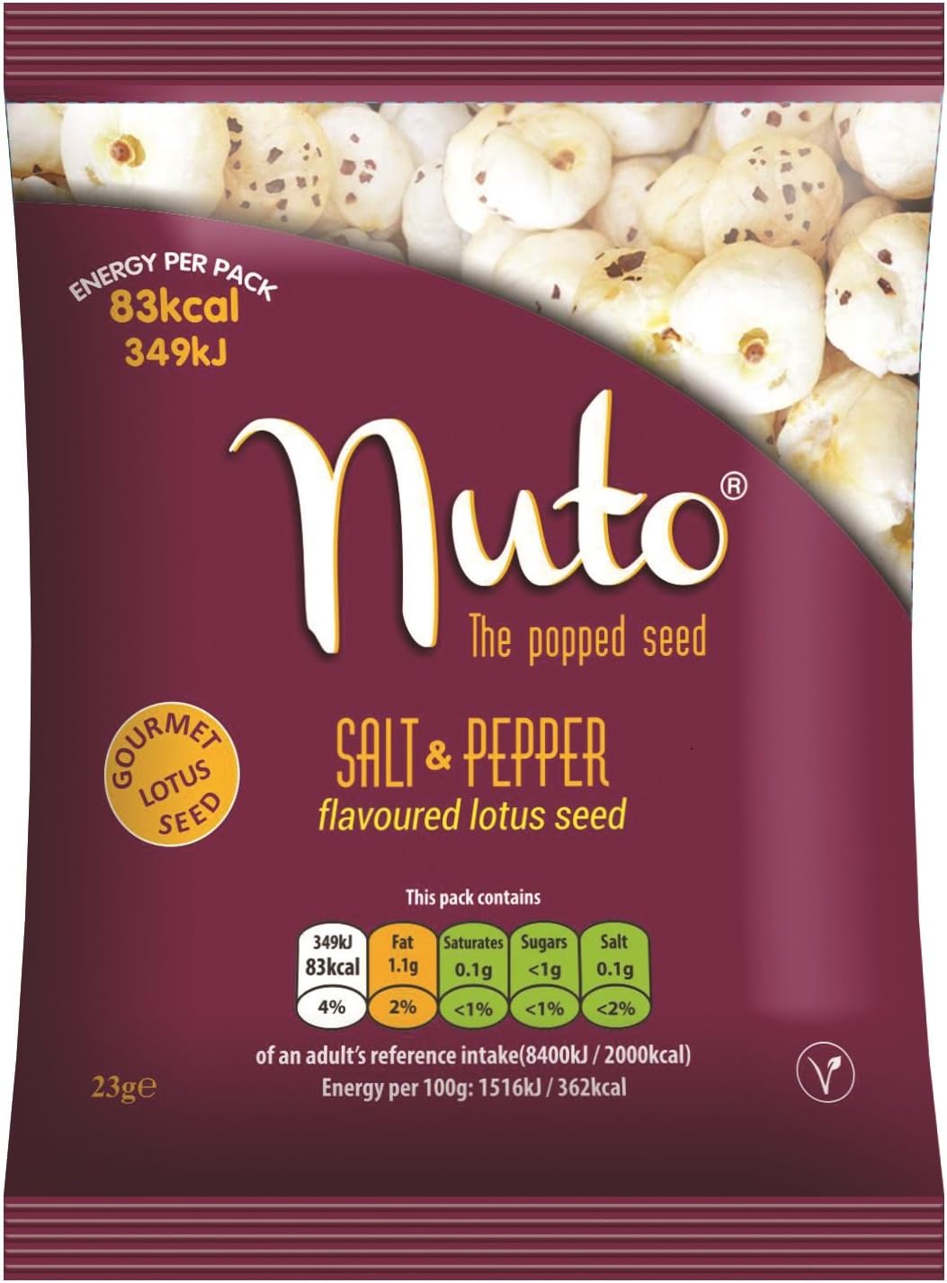 High Protein, High Energy, Very Healthy, Brand New Snacks - Nuto Snacks (Pack of 12)