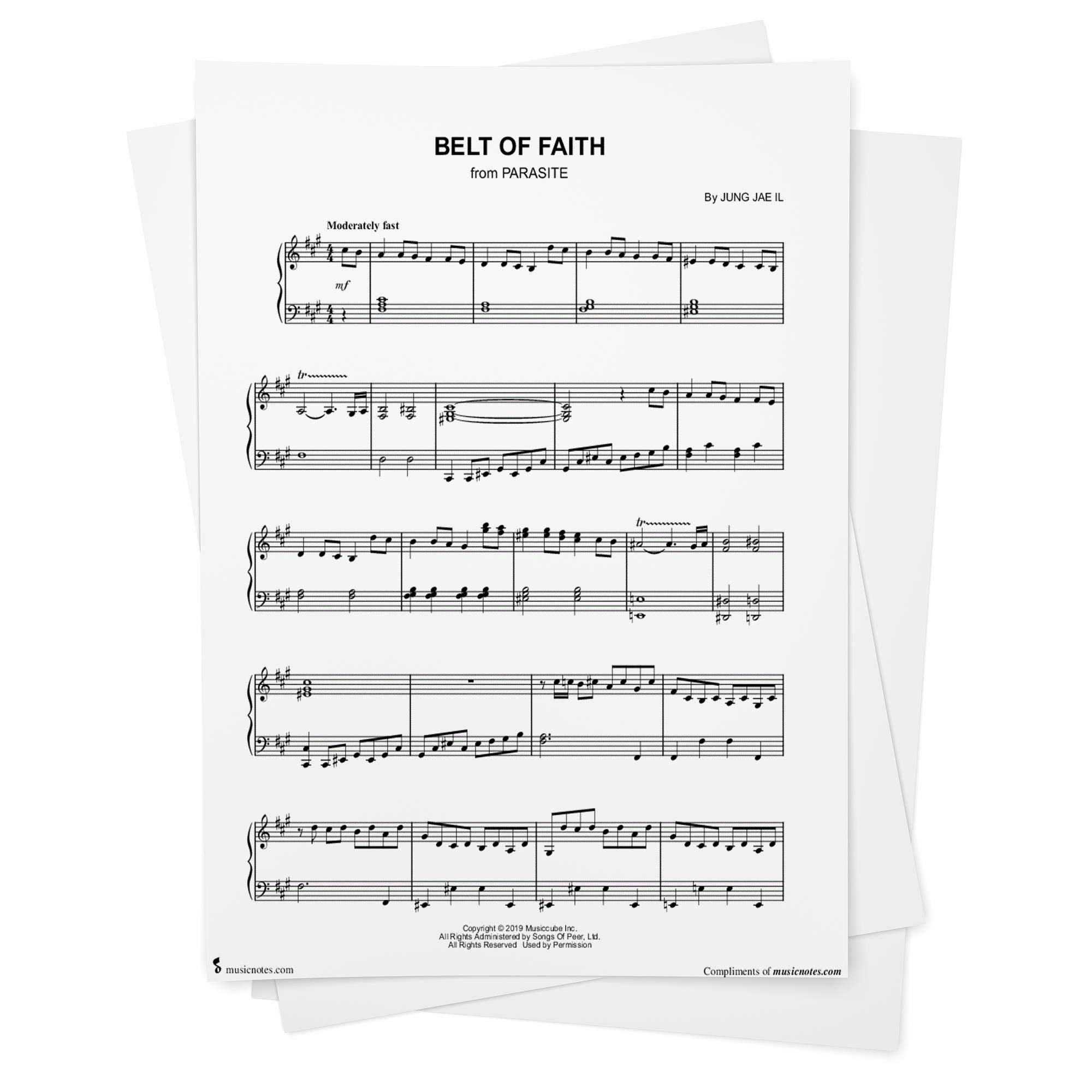 Opening From Parasite Sheet Music By Jung Jae Il Piano Solo From Musicnotes Jung Jae Il Jung Jae Il Amazon Com Books