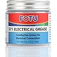 FOTU 571 Electrical Contact Grease,Conductive Grease Electrical Connections, Prevent Wiring and Other Electrical Connections Against Salt, Dirt, and Corrosion (1-Pack, 3.5 Oz)
