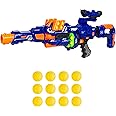 Best Choice Products Electric Customizable Soft Foam Ball Long-Distance Blaster Toy w/Barrel Extension, 12 Foam Balls, Foldable Bipod