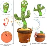 seOSTO Dancing Cactus Toy Repeat What You Say Talking Cactus Toy view 3