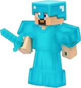 Heroes of Goo Jit Zu Minecraft Steve With Diamond Armor & Sword view 7