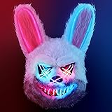 ZONESTA Halloween purification mask lights up, LED