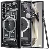 Spigen Funda Ultra Hybrid Metal Ring MagFit Compatible con Galaxy S24 Ultra (2024) [Protección de Grado Militar] - Zero One