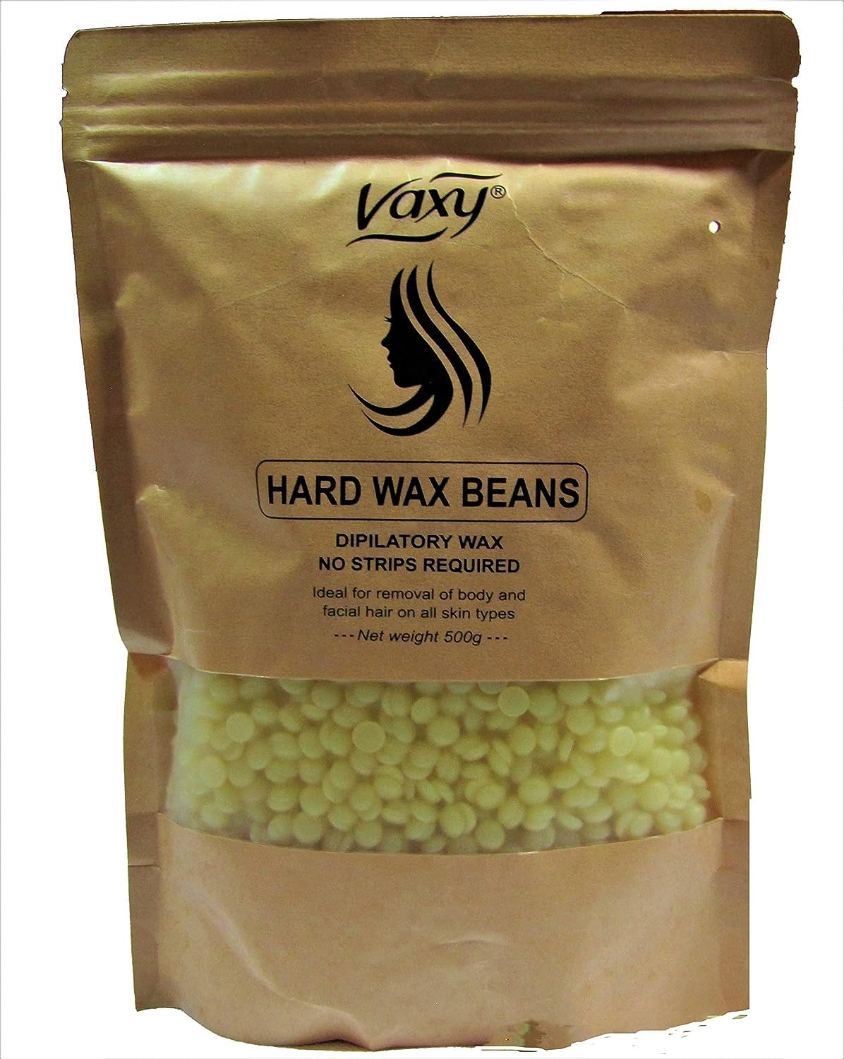 Wax Beans - Hard Wax Beans - Yellow Wax Beans- For Painless Wax for Bikini, Arms, Legs, Blackcurrant Flavour