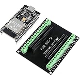 ESP32 Development Board Type C 38Pin Narrow Version WiFi + Bluetooth Microcontroller ESP-32 ESP-32S Board ESP-32 with ESP32 Breakout Board GPIO 1 into 2 Terminal Screw Board