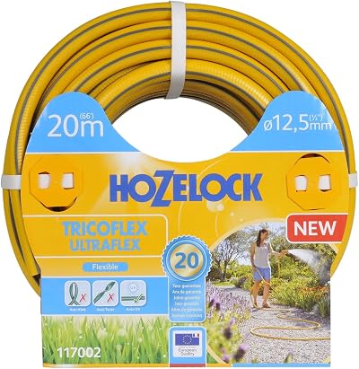 Hozelock Tricoflex Ultraflex Hose Yellow 12.5 mm x 20 m