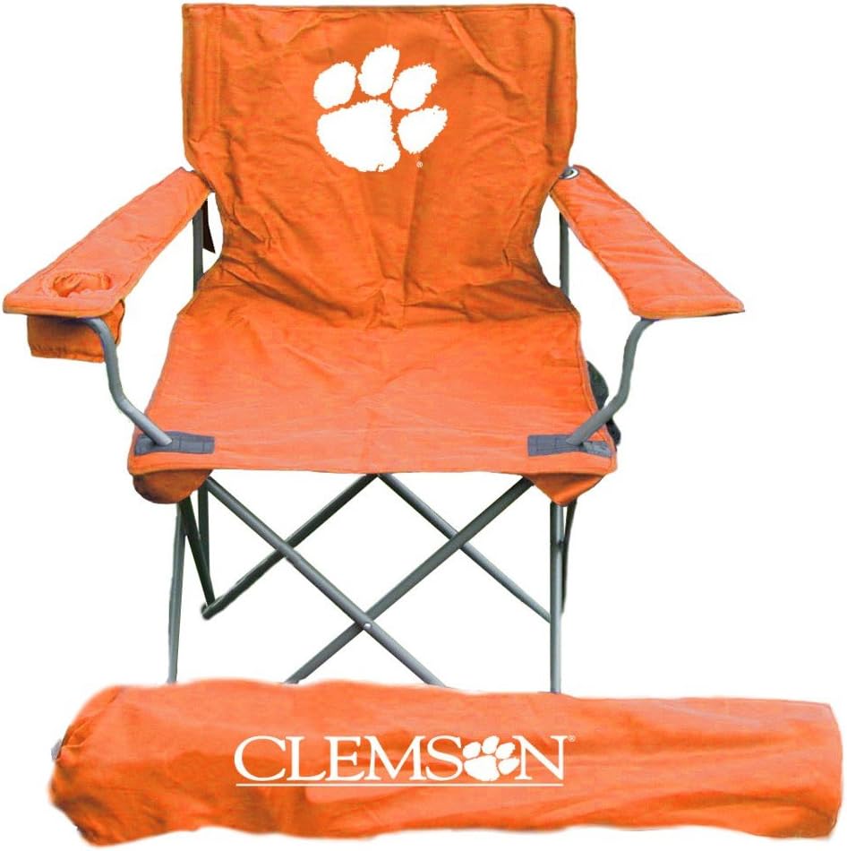 NCAA Clemson Tigers Tailgate Chair Sports Fan Folding