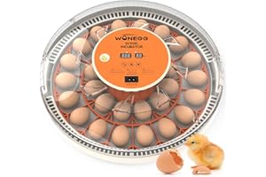 WONEGG 30 Egg Incubators for Hatching Eggs with Automatic Egg Turner, Auto Temperature Control, LED Candling, Humidity Monitor, 360° Viewing for Chicken Quail Parrot Birds
