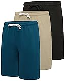 Real Essentials 3 Pack: Shorts Mens Gym Casual