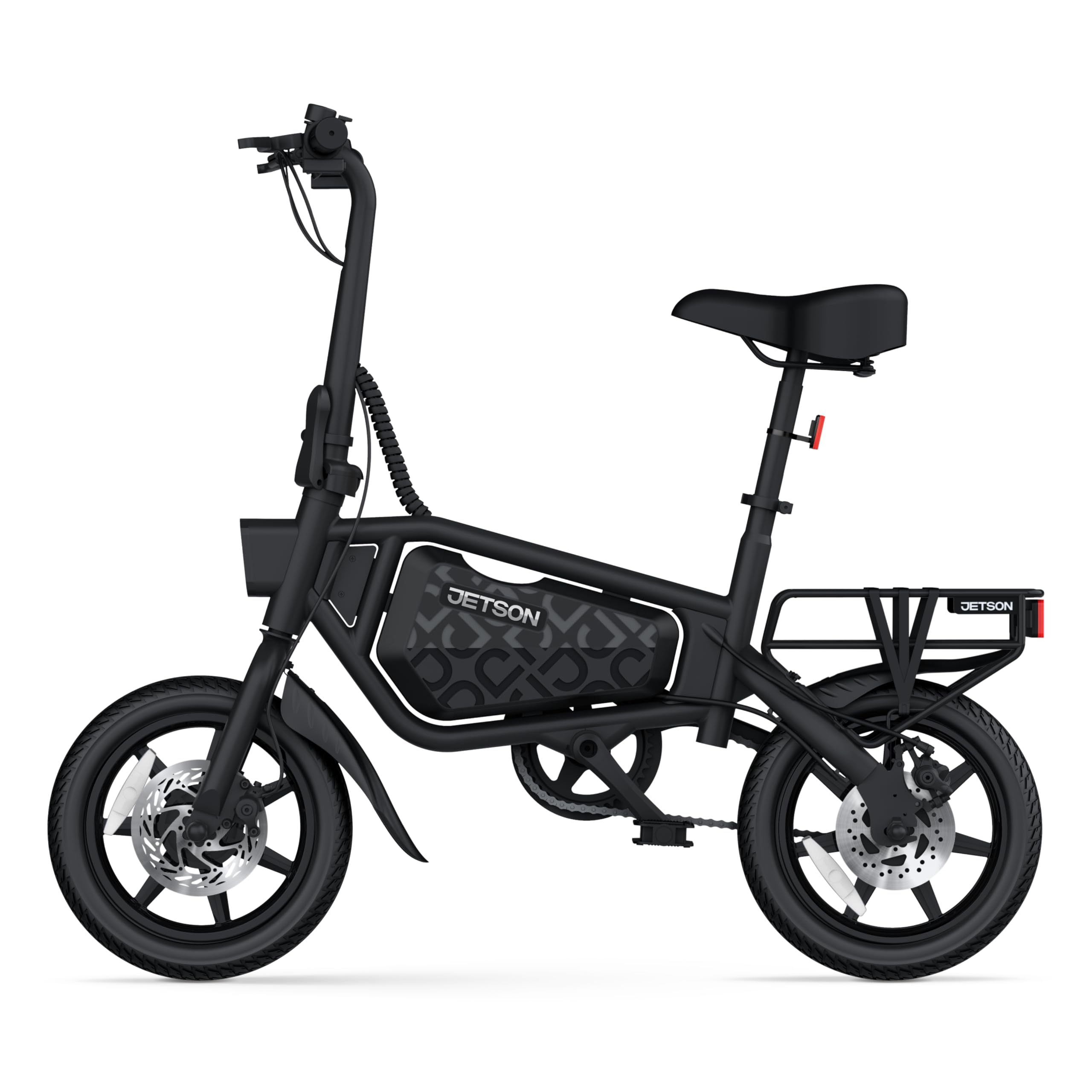 Photo 1 of *POWERS ON// DOESN'T MOVE* Jetson Bolt Pro Max Electric Bike, Pedal Assist, Foldable, Built-in Carrying Handle, Lightweight Frame, LED Headlight, Cargo Rack, Twist Throttle & Cruise Control, Ages 12+, JBLTPM-BLK