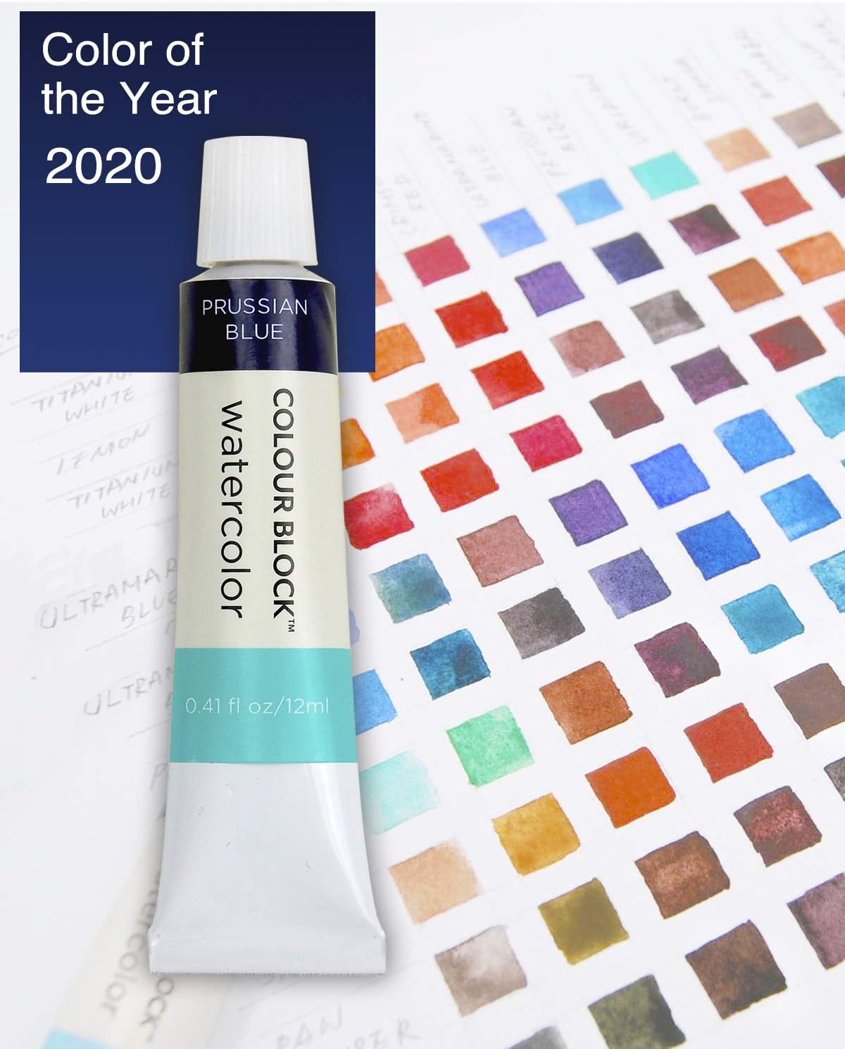 COLOUR BLOCK 32pc Watercolor Paint Tubes Set with Brush and Watercolors Paper I Best Art Supply for Kids, Teens, Adults I Non Toxic Water Color Supplies for Beginner, Student to Professional Artists