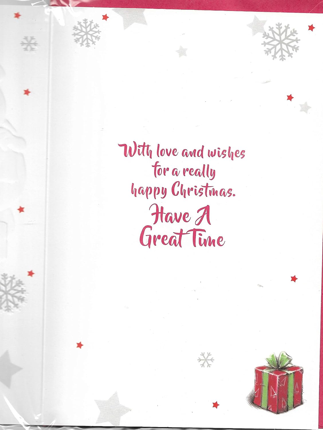 Christmas Card for Grandad 15 x 23 Cm For A Brilliant Grandad Wishing You The Best Christmas Ever Cute Bear - Image 3
