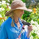 BeGrit Folding Walking Stick Women Adjustable Lightweight Blue view 7