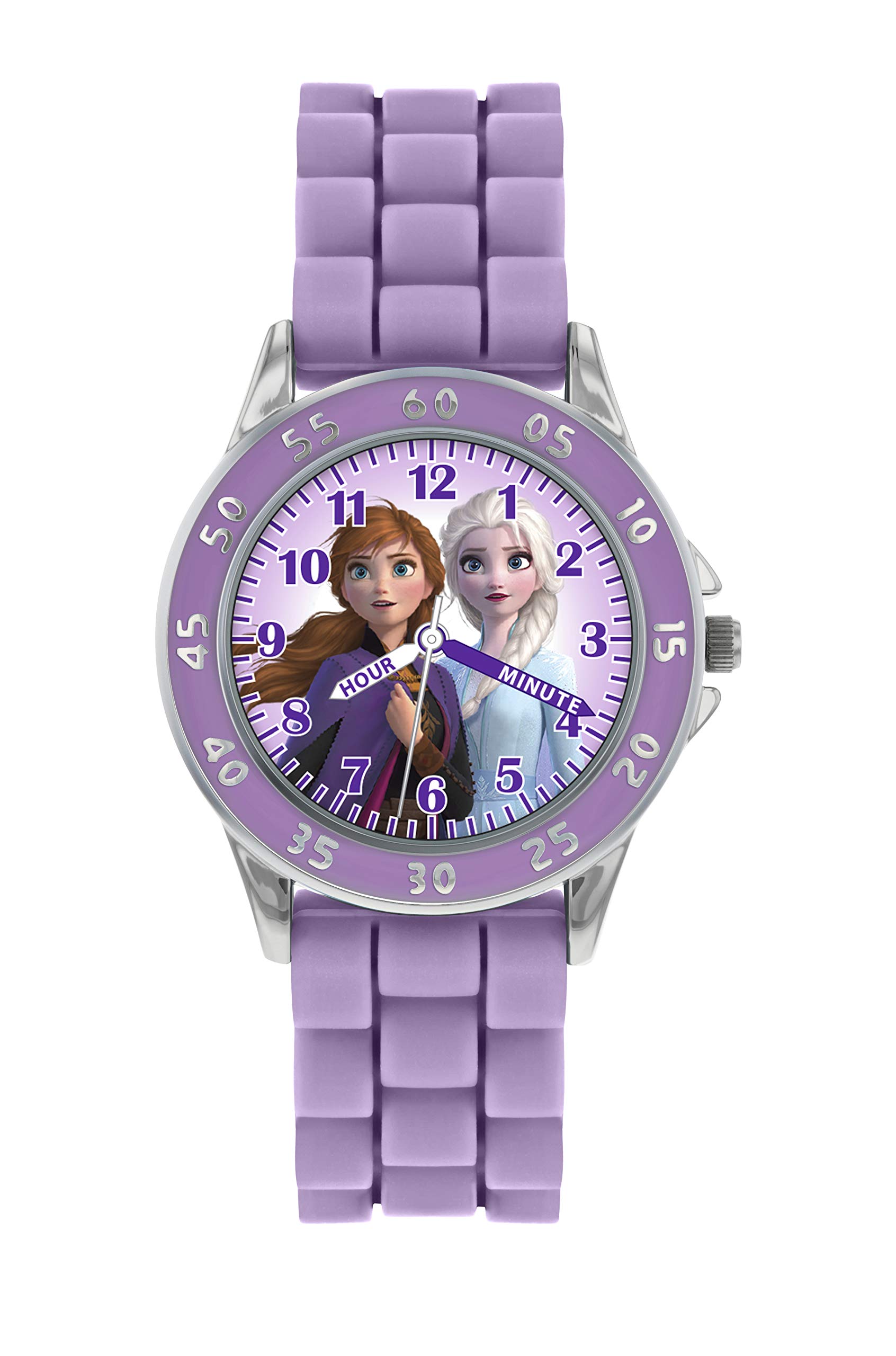 Disney Frozen Girl's Analog Quartz Watch with Silicone Strap FZN9505