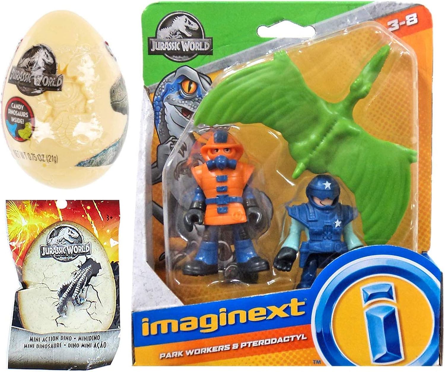 imaginext jurassic world egg