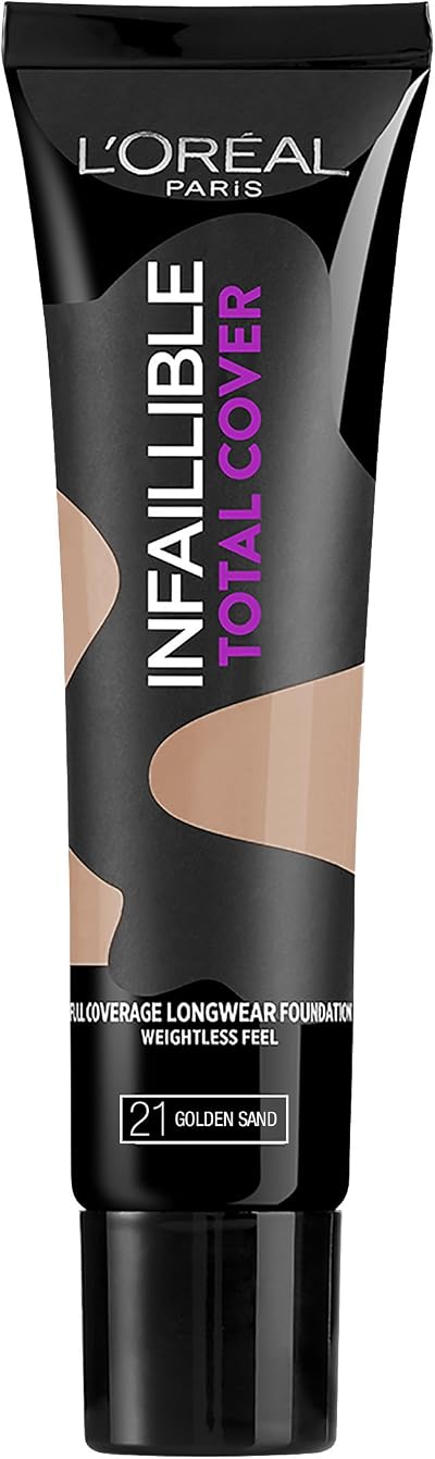 L'Oreal Paris Infallible Total Cover Foundation 21 Golden Sand 35 g