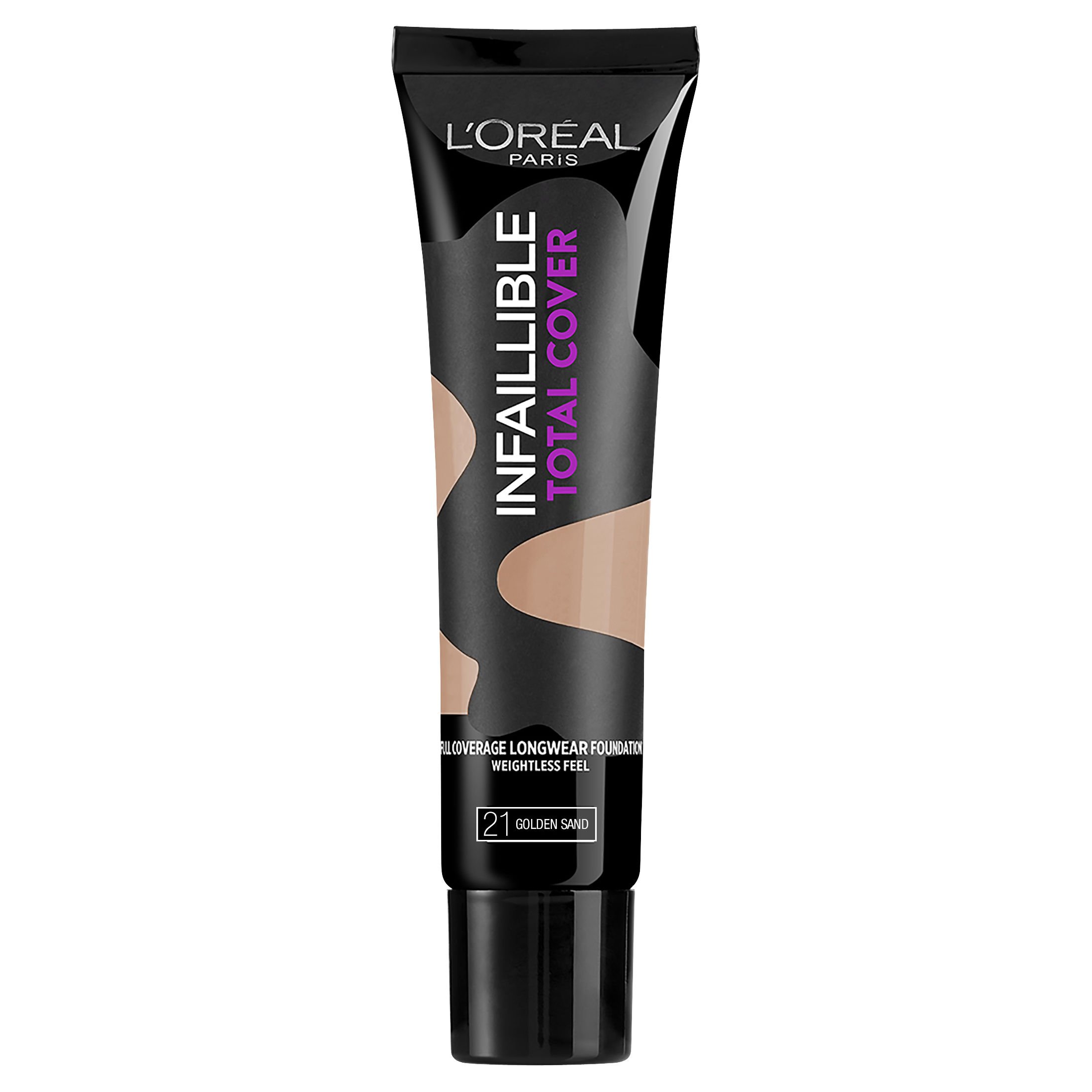 L'Oréal Infallible Total Cover Foundation, 21 Golden Sand, 35 g