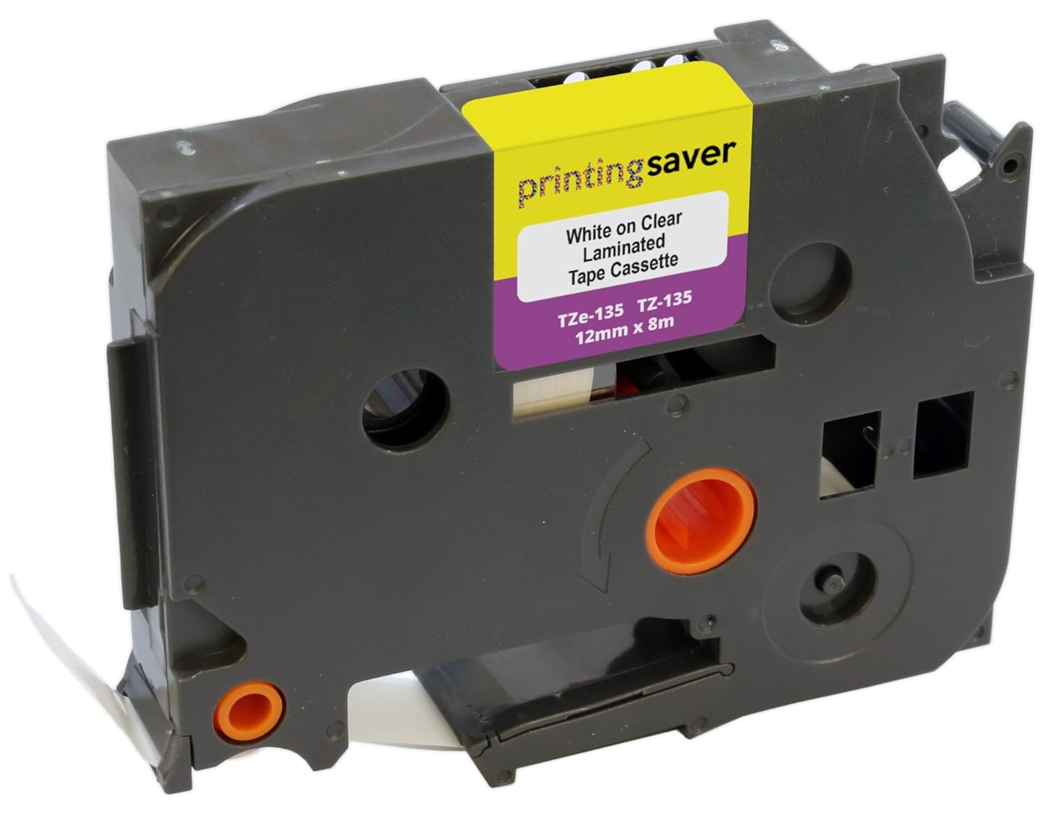 TZe135 TZe 135 Weiß auf Transparent