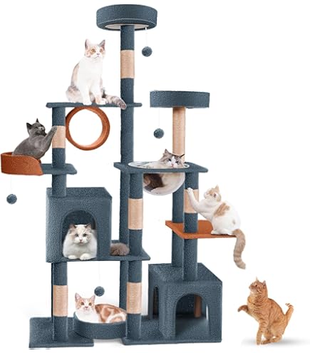 Rascadores Para Gato MATCHI Rascador Para Gatos Con Torre, Juegos