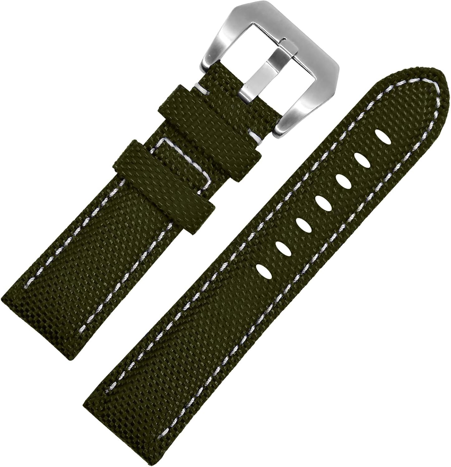 Canvas Black Nylon Watch Band Watch Strap Mens Watch Womens Watches
