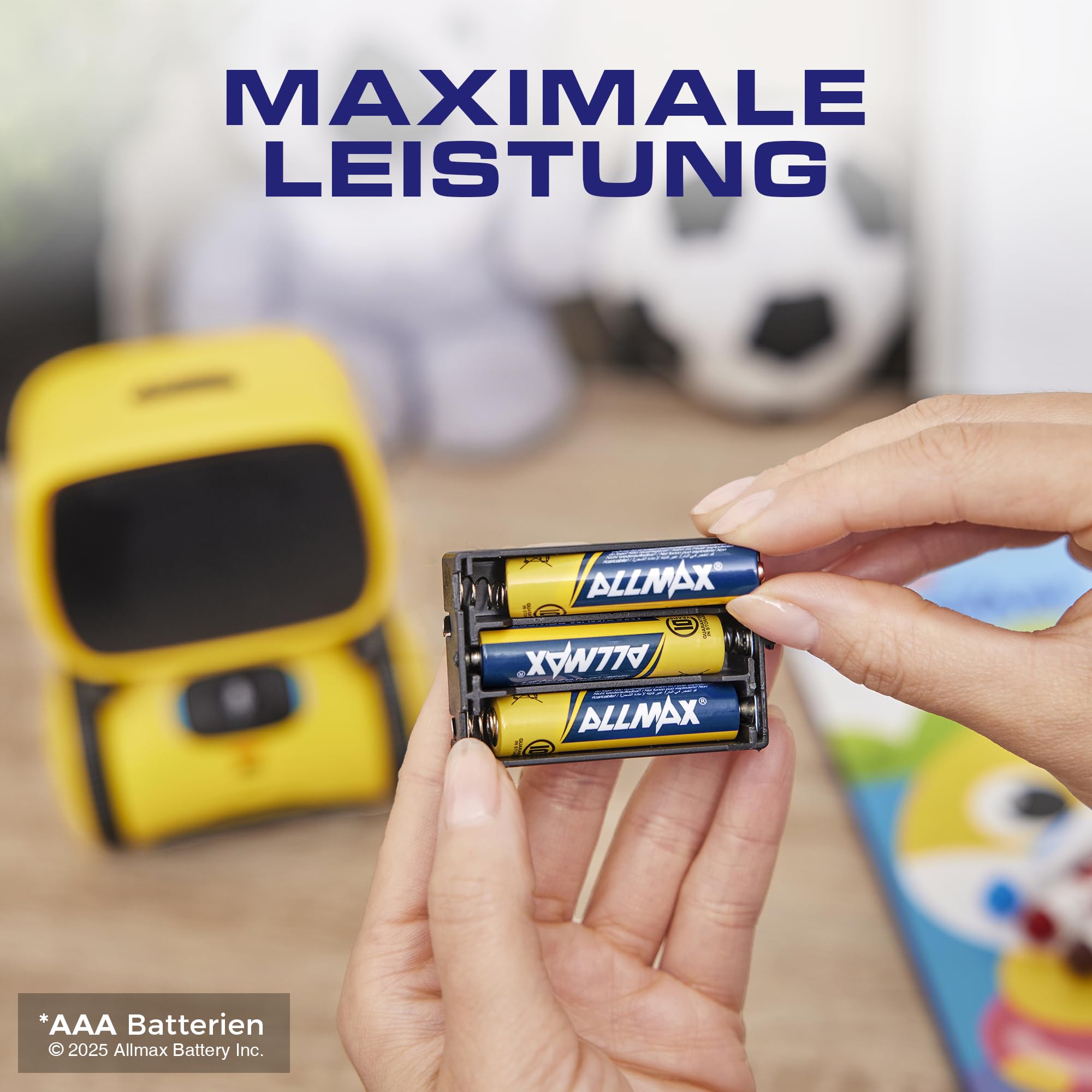 Allmax AAA Micro (LR03) Maximum Power Alkaline Batterien (100 Stück) – Ultra-Langlebigkeit, auslaufsicheres Design, 10 Jahre Haltbarkeit, maximale Leistung (1,5 V) 6