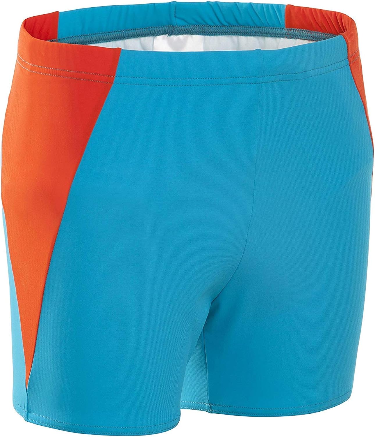 KesVir Boy's Incontinence Shorty Swim Trunks Turq/Orange 9/10 Yrs