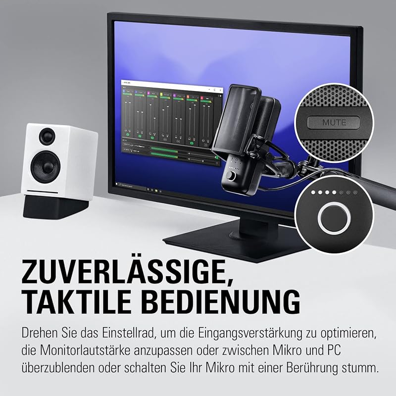 Wave:3 USB-Kondensatormikrofon für Streaming