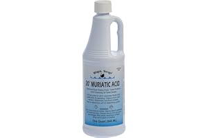 Black Swan 09017 20%-Muriatic Acid, 28%-Hydrochloric acid, 20°-Baume - Used to etch concrete floors and walls prior to painting, cleaning brick and cement, removing rust stains from toilet fixtures