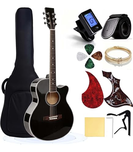Amazon.com: WINZZ AF168C Full Size Cutaway Acoustic Acustica