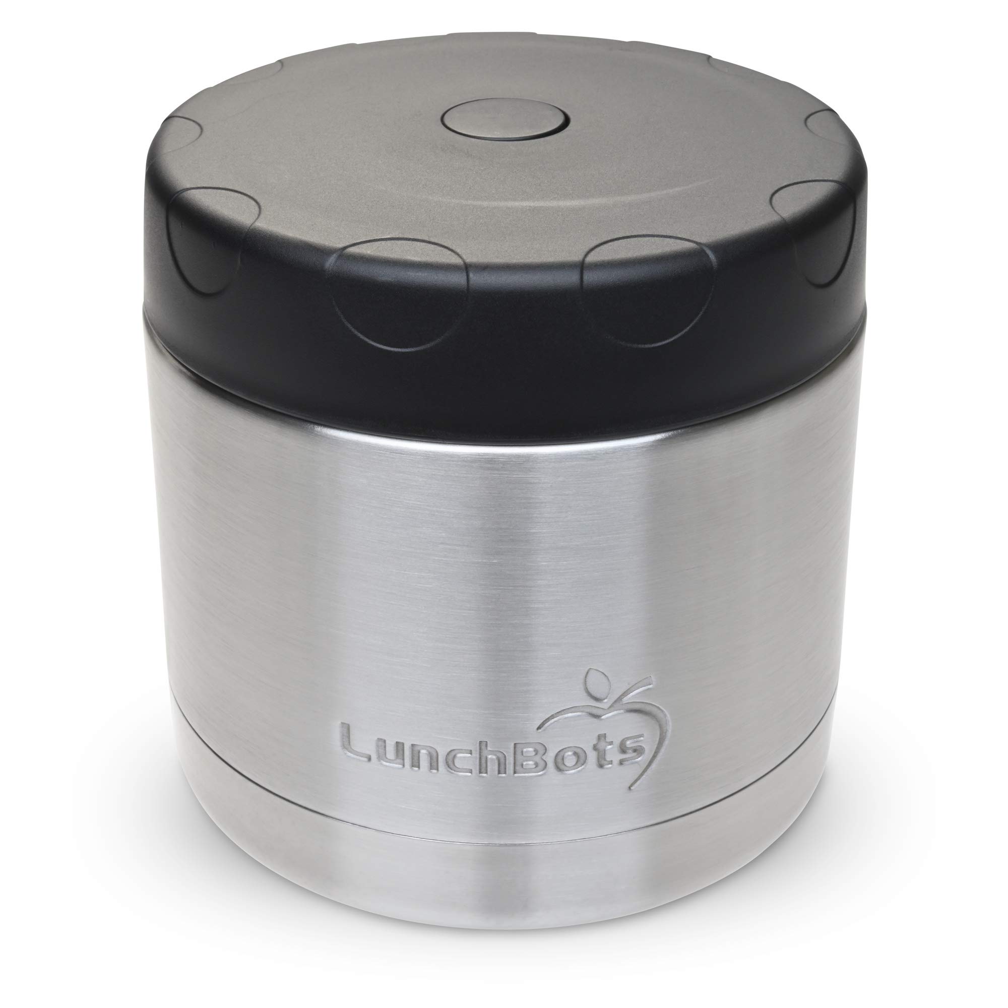 Photo 1 of *USED*
LunchBots 16oz Thermo Stainless Steel Wide Mouth - Insulated Thermo With Vented Lid - Keeps Food Hot or Cold for Hours - Leak-Proof Portable Thermal Food Jar is Ideal for Soup - 16 ounce - Black